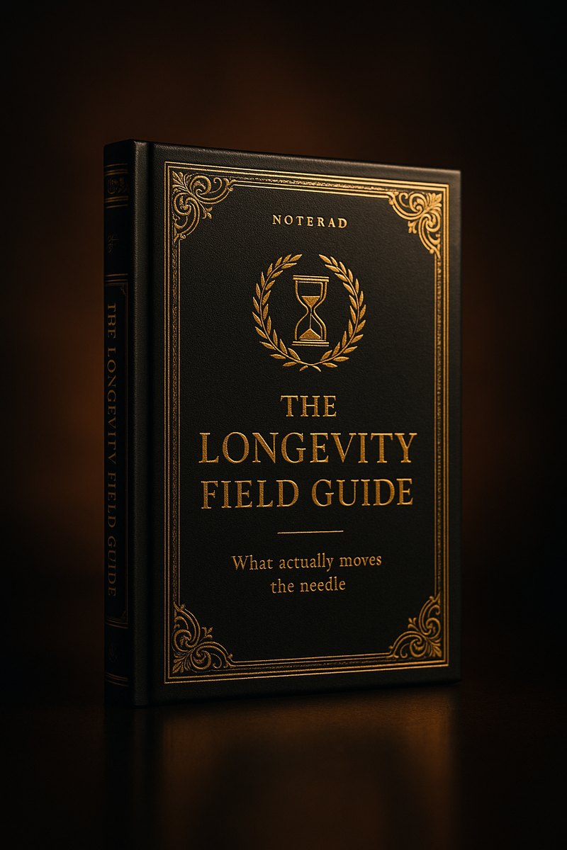 The Longevity Field Guide cover